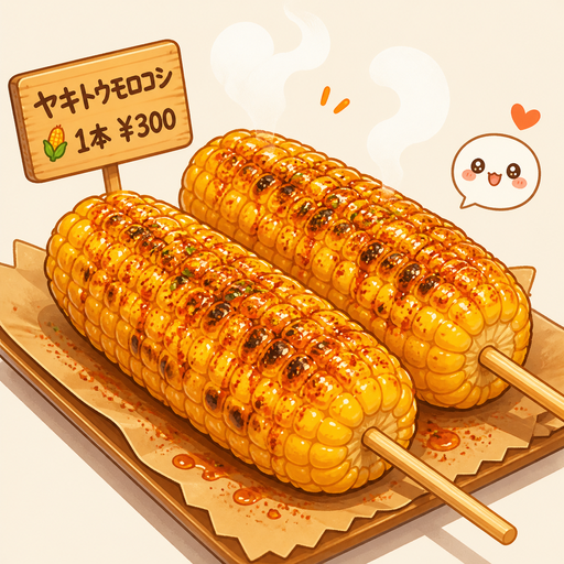 烤玉米